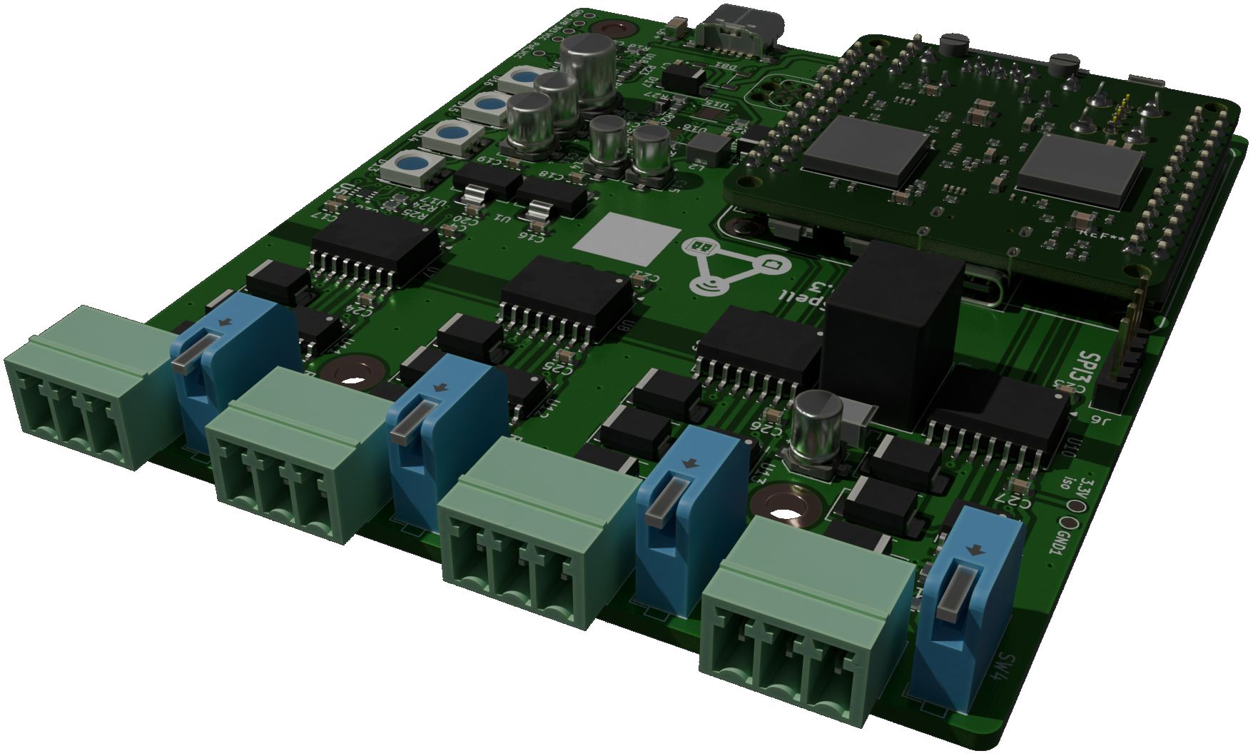 RSpell device, angled view