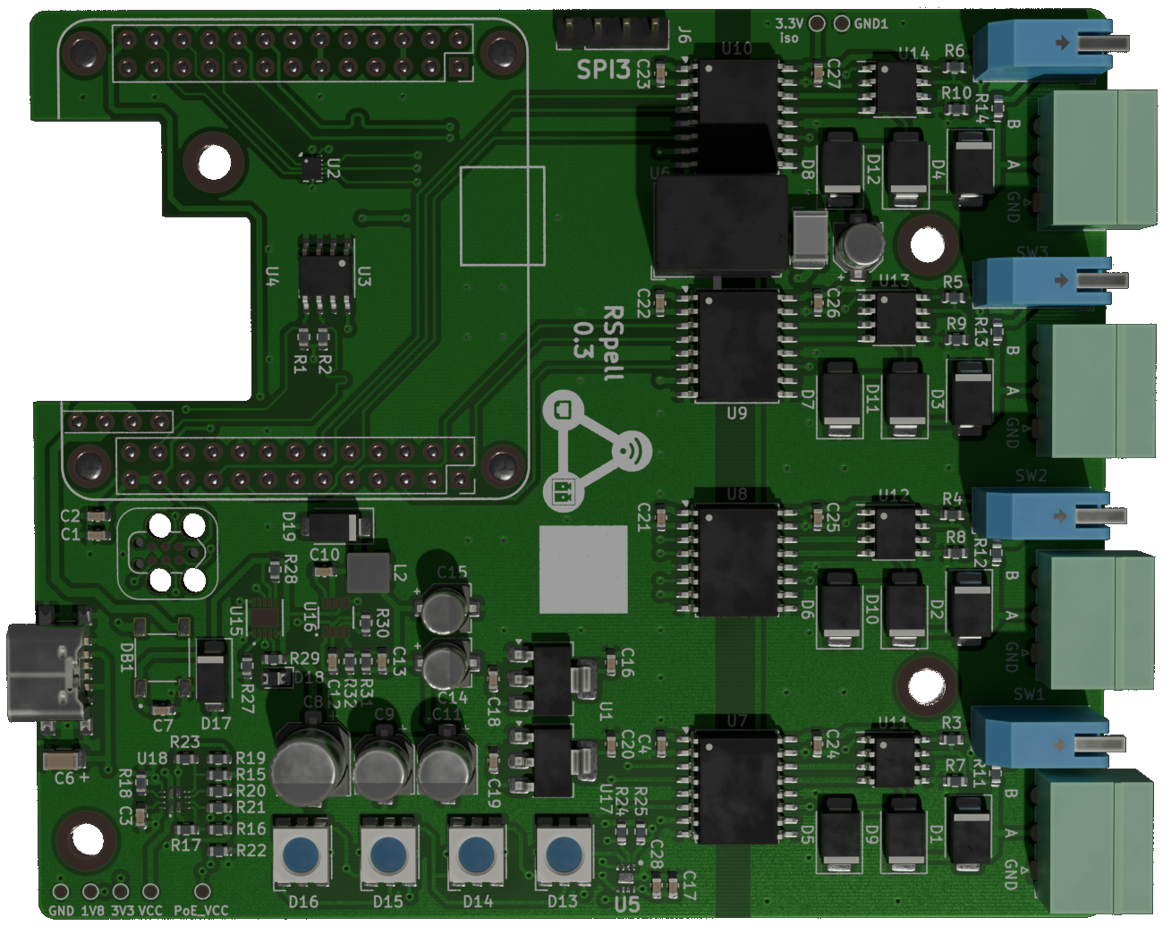 RSpell device, top view (no marking)